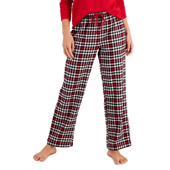 Charter Club Women S Yarn Dyed Flannel Plaid Pajama Pants, Buffalo Check, XXL - Picture 1 of 1
